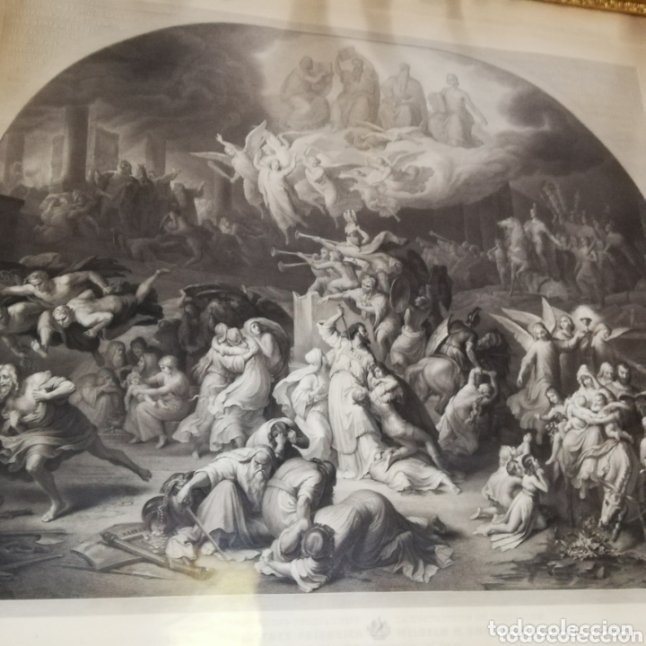 Antig&uuml;edades: Gran marco dorado, siglo XIX - Foto 6