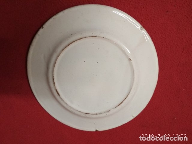 Antig&uuml;edades: ANTIGUO PLATO ESTARCIDO 20CM - Foto 4