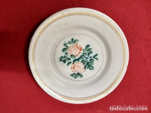 Antig&uuml;edades: ANTIGUO PLATO ESTARCIDO 20CM - Foto 1