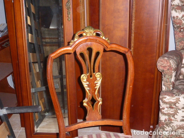 Antig&uuml;edades: ANTIGUA SILLA DE MADERA RESTAURADA - Foto 2