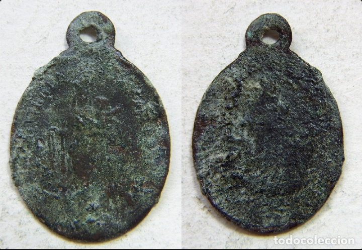 Antig&uuml;edades: MEDALLA RELIGIOSA SIGLO XIX - Foto 1