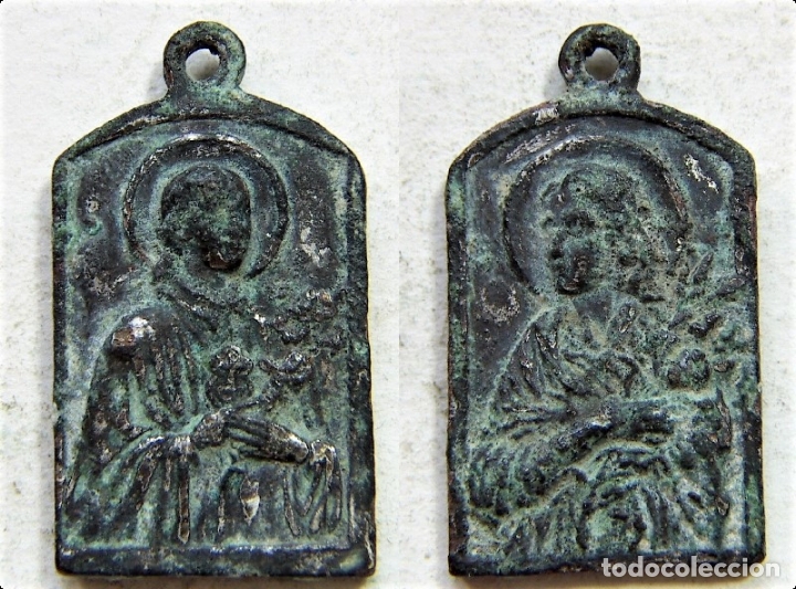 Antig&uuml;edades: MEDALLA RELIGIOSA SIGLO XIX - Foto 1