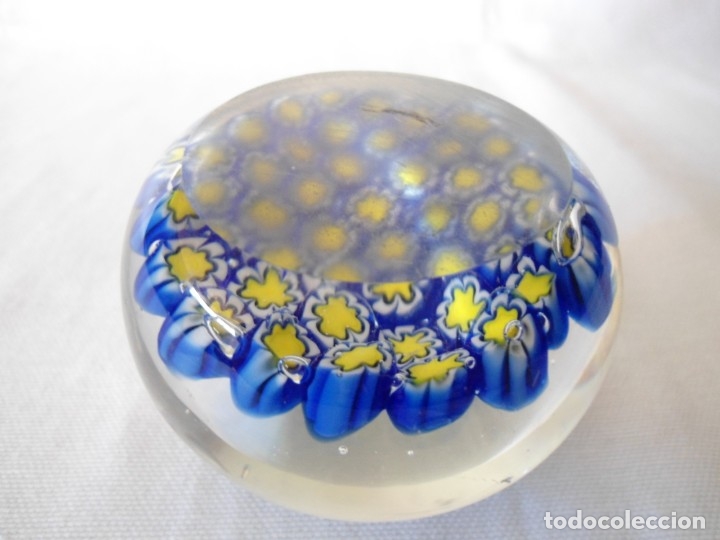 Antig&uuml;edades: PISAPEL DE CRISTAL MILFIORI - Foto 3