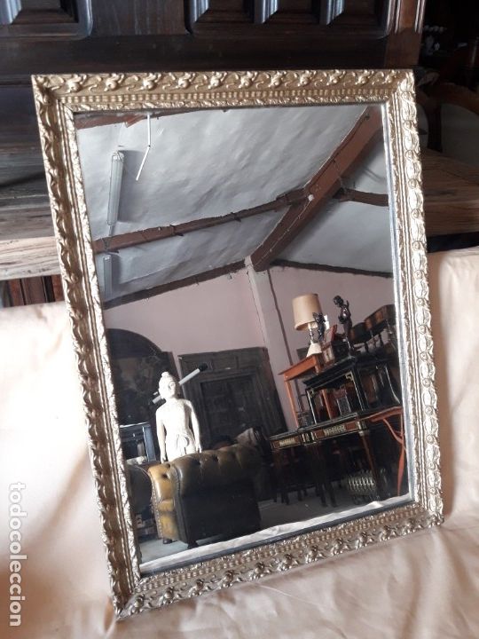 Antig&uuml;edades: Marco antiguo con espejo - Foto 1