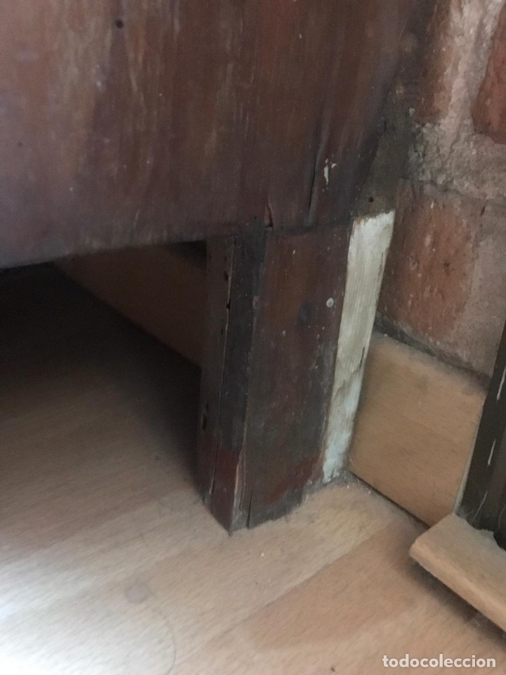 Antig&uuml;edades: C&Oacute;MODA CATALANA DE CAOBA CON MARMOL. - Foto 14