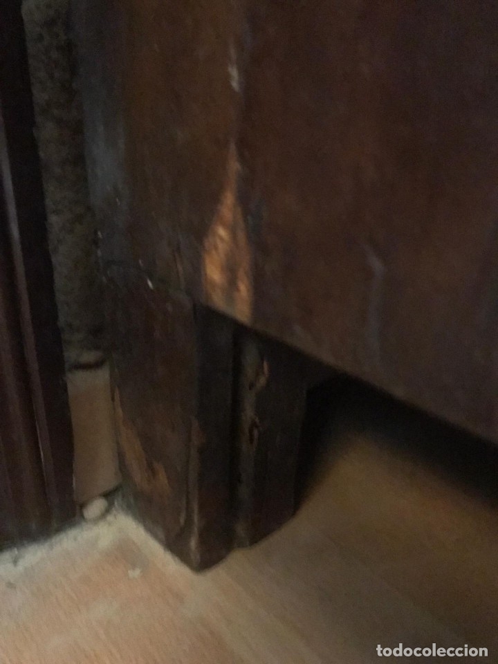 Antig&uuml;edades: C&Oacute;MODA CATALANA DE CAOBA CON MARMOL. - Foto 15