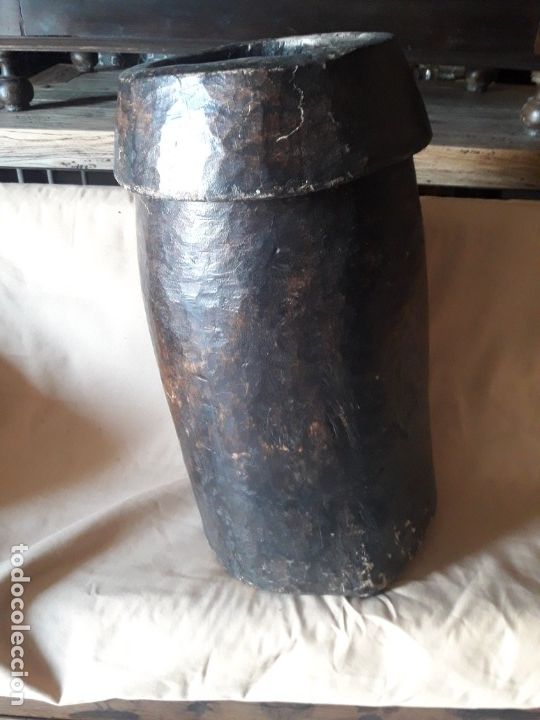 Antig&uuml;edades: Mortero de madera - Foto 1