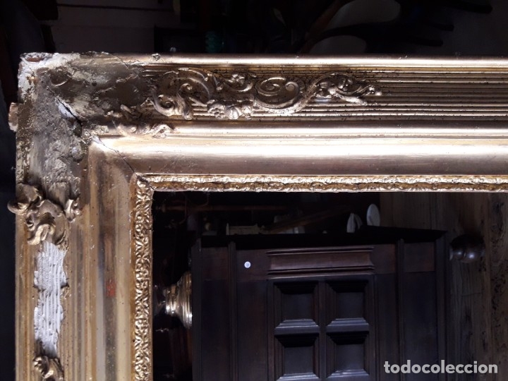 Antig&uuml;edades: Marco dorado siglo XIX - Foto 2