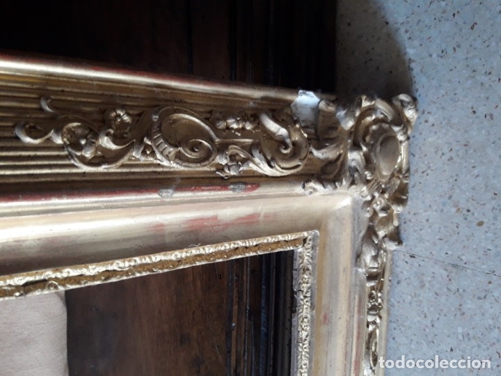 Antig&uuml;edades: Marco dorado siglo XIX - Foto 4