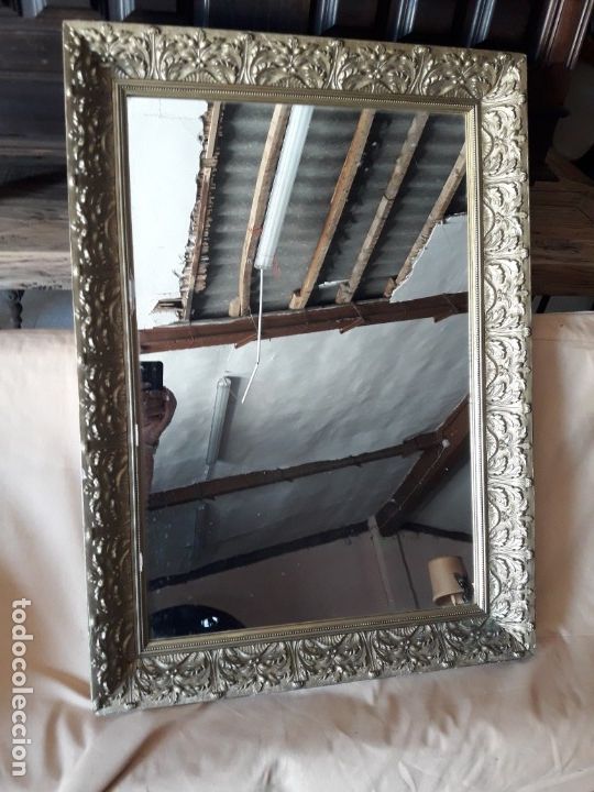 Antig&uuml;edades: Marco cin espejo siglo XIX - Foto 1