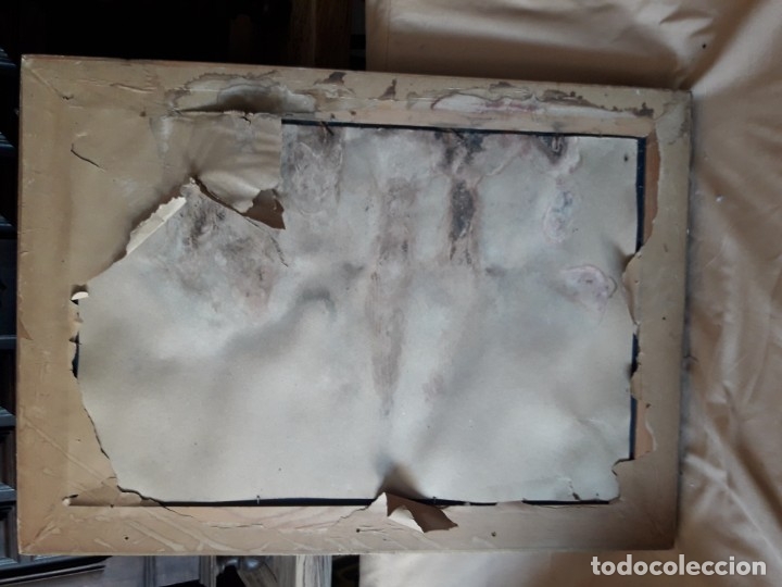 Antig&uuml;edades: Marco cin espejo siglo XIX - Foto 7