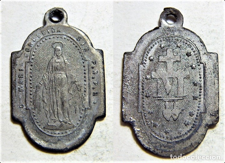 Antig&uuml;edades: MEDALLA RELIGIOSA MARIA CONCEBIDA SIN PECADO - Foto 1