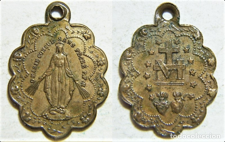Antig&uuml;edades: MEDALLA RELIGIOSA MARIA CONCEBIDA SIN PECADO - Foto 1