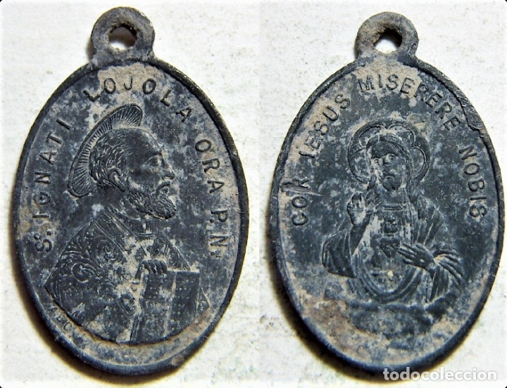 Antig&uuml;edades: MEDALLA RELIGIOSA SAN IGNACIO DE LOYOLA - Foto 1