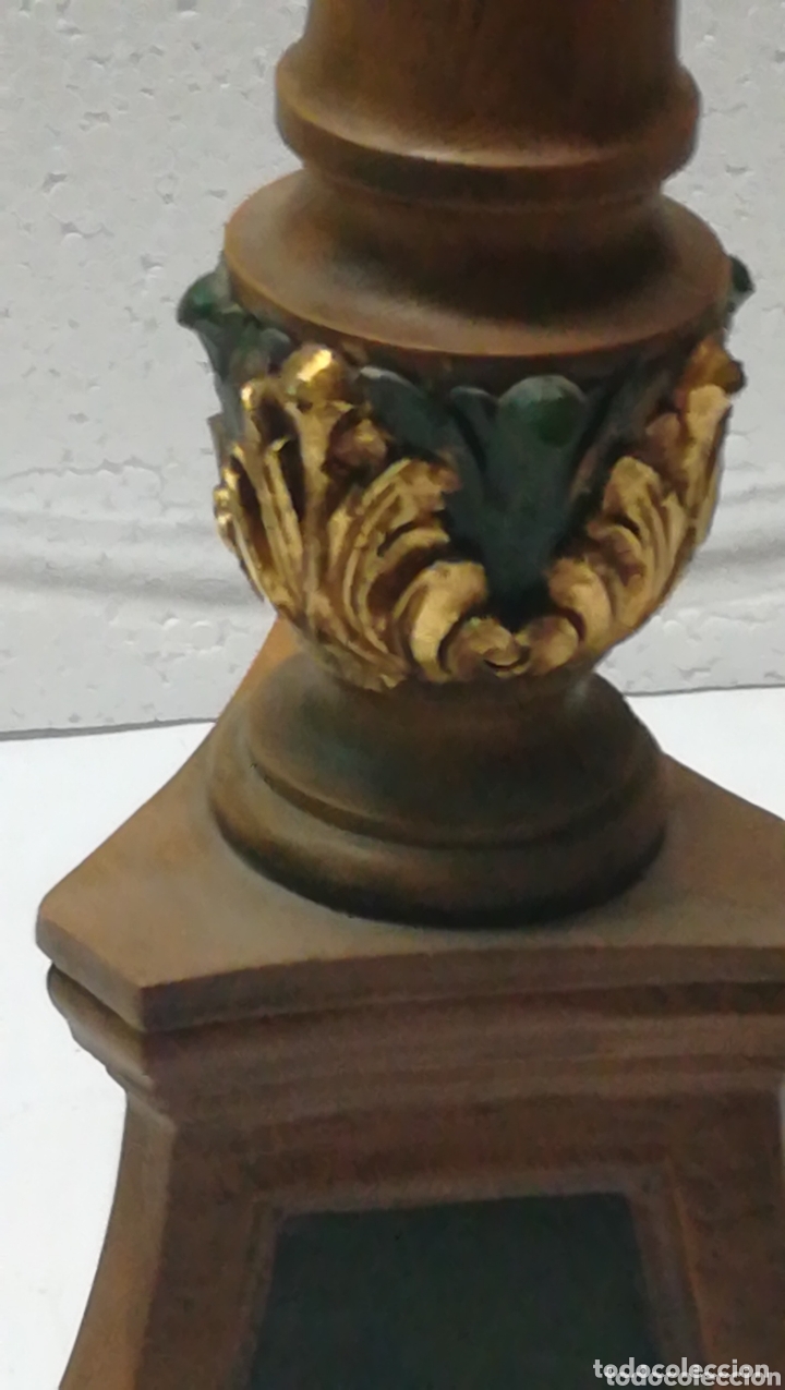 Antig&uuml;edades: Candelabro policromado - Foto 3