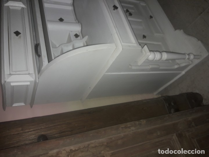Antig&uuml;edades: Escritorio de tambor - Foto 2