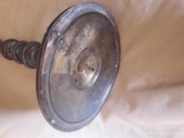 Antig&uuml;edades: Base de l&aacute;mpara - Foto 4