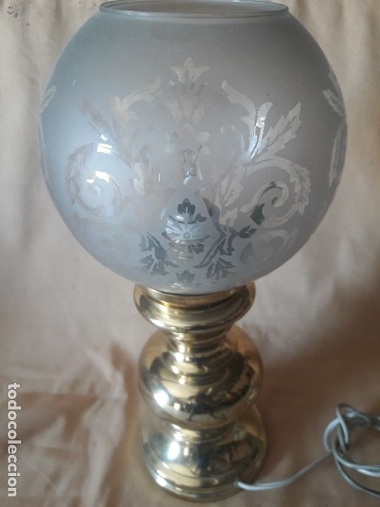 Antig&uuml;edades: Lampara de mesa. - Foto 2