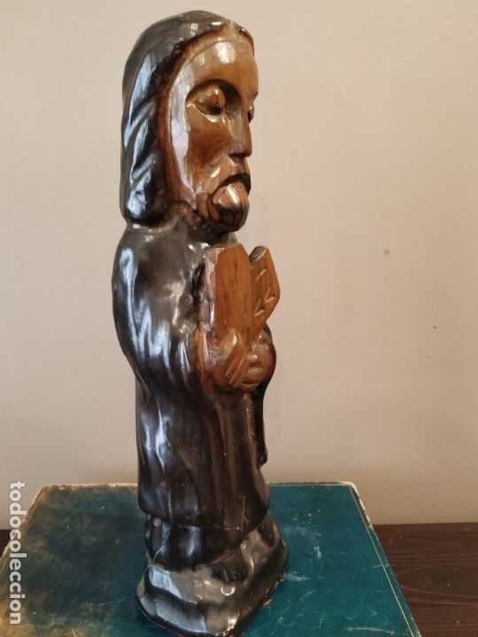 Antig&uuml;edades: TALLA MADERA MOISES - Foto 1