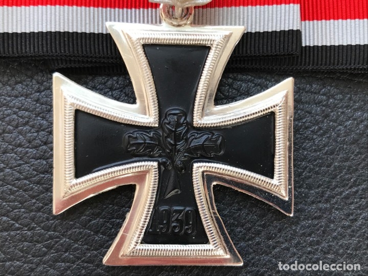 Antigüedades: Cruz de Caballero con hojas de roble 57 eichenlaub ritterkreuz Reich Hitler Fuhrer NSDAP nazi - Foto 6 - 172902799