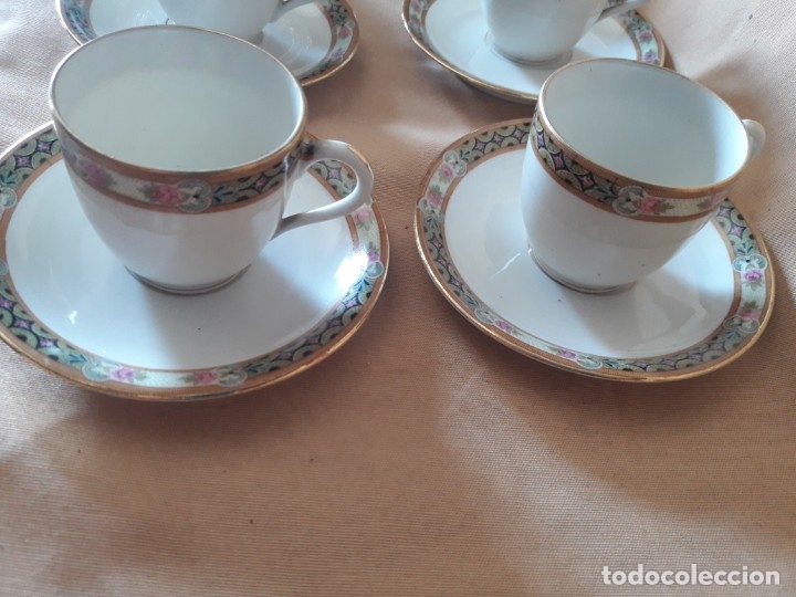 Antig&uuml;edades: 6 tazas y platos - Foto 2