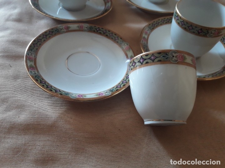 Antig&uuml;edades: 6 tazas y platos - Foto 3
