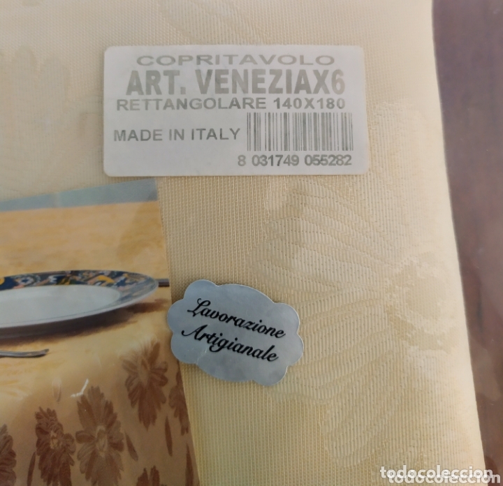 Antig&uuml;edades: Mantel de algod&oacute;n - Foto 7