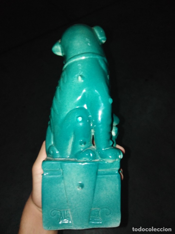 Antig&uuml;edades: ANTIGUO PERRO FOO-TAMA&Ntilde;O GRANDE-24 CMS - Foto 2