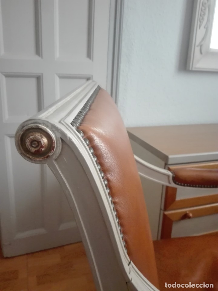 Antig&uuml;edades: Sill&oacute;n estilo directorio, Luis XVI - Foto 8