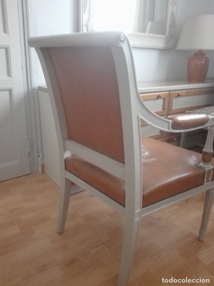 Antig&uuml;edades: Sill&oacute;n estilo directorio, Luis XVI - Foto 9