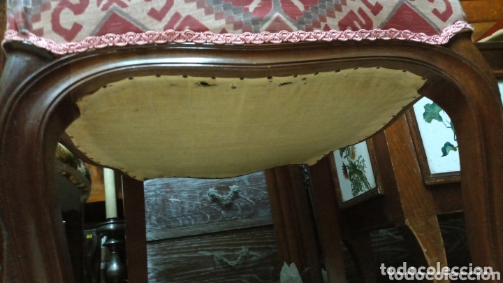 Antig&uuml;edades: Dos sillas estilo Luis XV - Foto 4