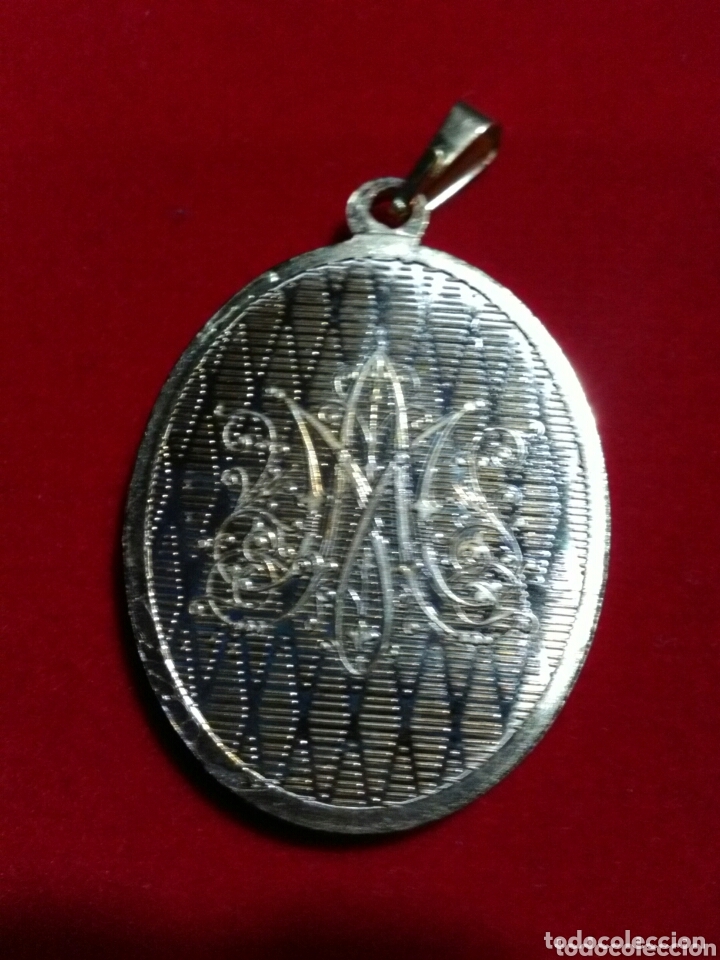 Antig&uuml;edades: VIRGEN DEL ROC&Iacute;O. MEDALLA. - Foto 2
