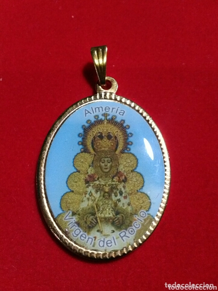 Antig&uuml;edades: VIRGEN DEL ROC&Iacute;O. MEDALLA. - Foto 1