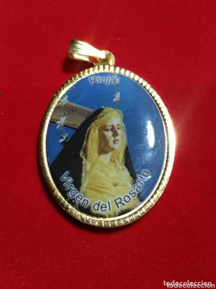Antig&uuml;edades: VIRGEN DEL ROSARIO. MEDALLA. - Foto 1