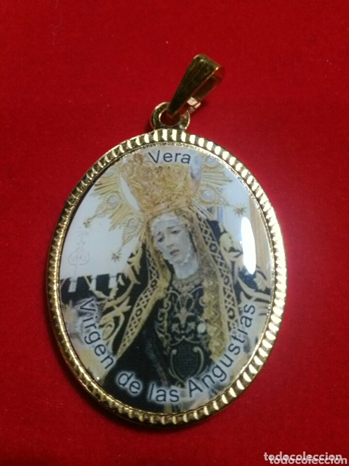 Antig&uuml;edades: VIRGEN DE LAS ANGUSTIAS. MEDALLA. - Foto 1