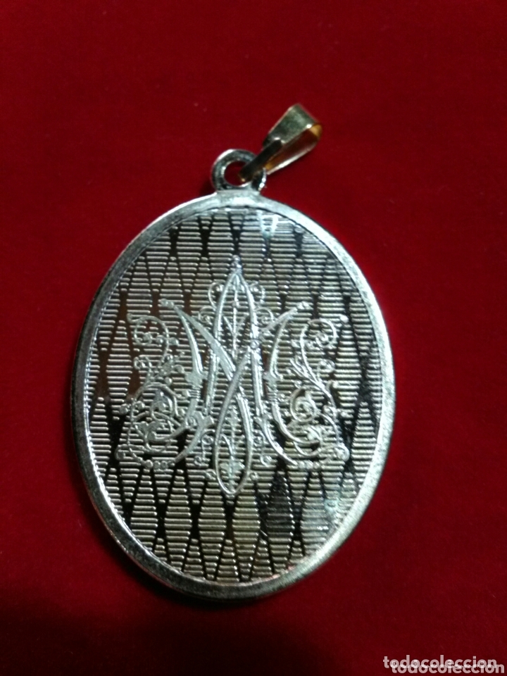 Antig&uuml;edades: Virgen del Rosario. Medalla. - Foto 2