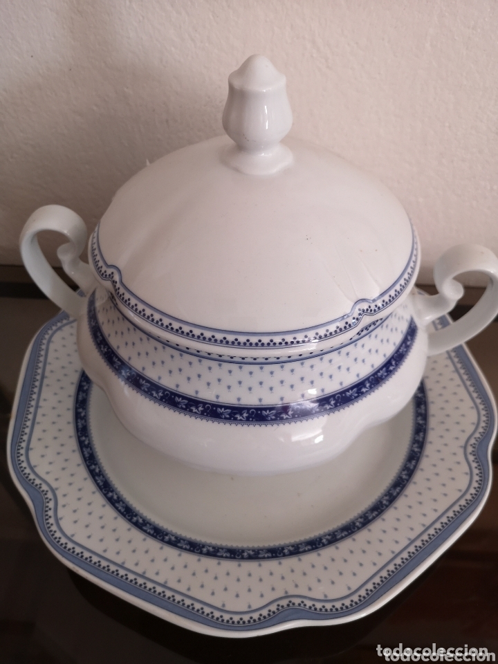 Antig&uuml;edades: Sopera porcelana de Bohemia - Foto 2
