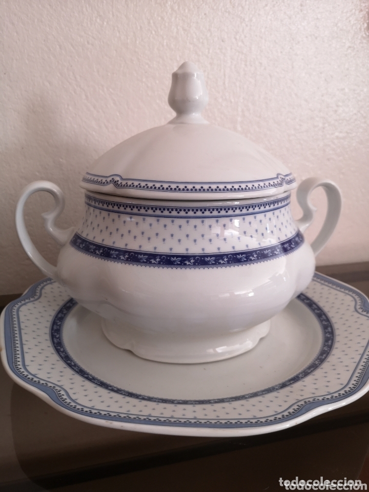Antig&uuml;edades: Sopera porcelana de Bohemia - Foto 4