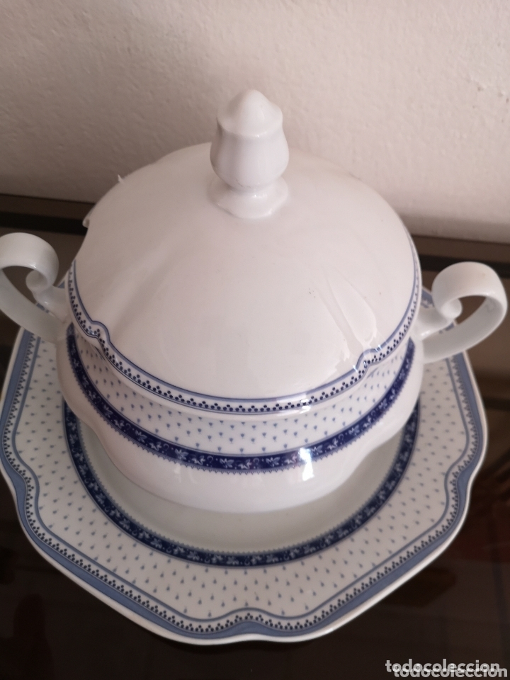 Antig&uuml;edades: Sopera porcelana de Bohemia - Foto 1