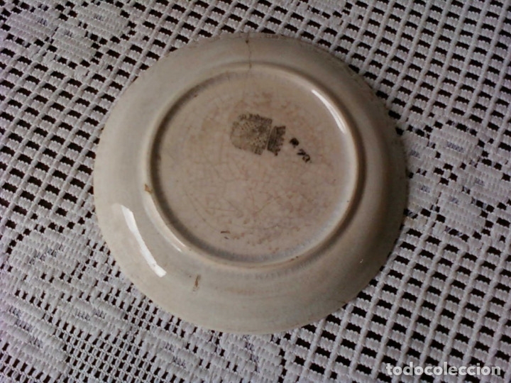 Antig&uuml;edades: PLATO DE CAF&Eacute; SARREGUEMINES - Foto 2