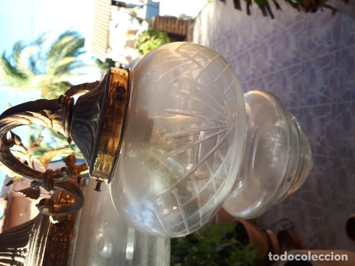 Antig&uuml;edades: antigua lampara - Foto 2