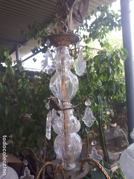 Antig&uuml;edades: antigua lampara - Foto 2