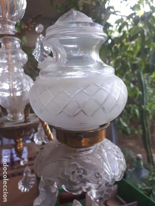 Antig&uuml;edades: antigua lampara - Foto 3