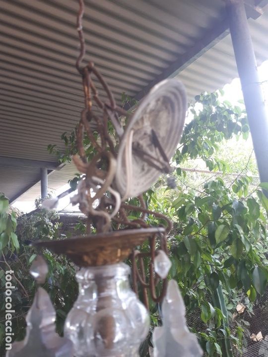 Antig&uuml;edades: antigua lampara - Foto 4