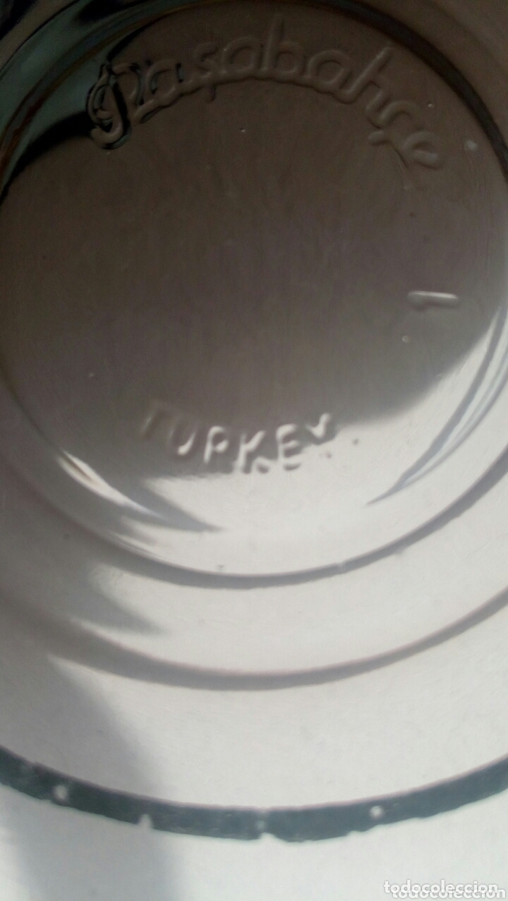 Antig&uuml;edades: Taza de t&eacute; turca cristal blanco - Foto 3
