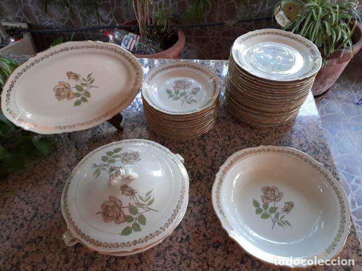 Antig&uuml;edades: antigua vajilla de limoges - Foto 2
