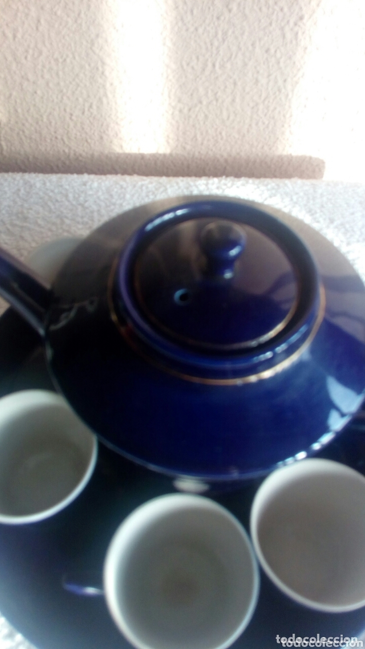 Antig&uuml;edades: Juego de t&eacute; chino azul - Foto 2