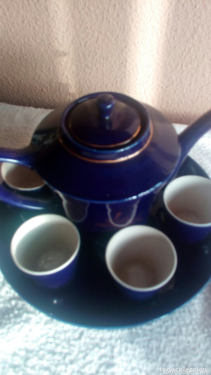 Antig&uuml;edades: Juego de t&eacute; chino azul - Foto 3