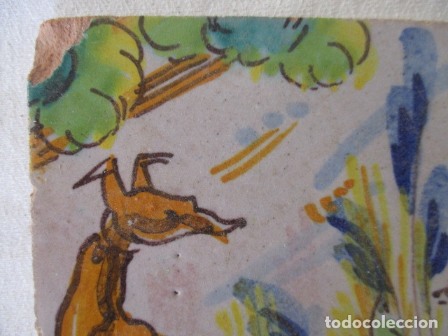 Antig&uuml;edades: Azulejo pintado Ramos Rejano - Foto 4