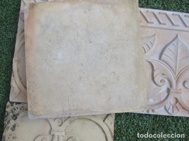 Antig&uuml;edades: azulejos flor de lis siglo XIX - Foto 3